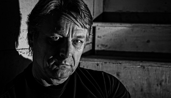 Old Dude in Hard Light