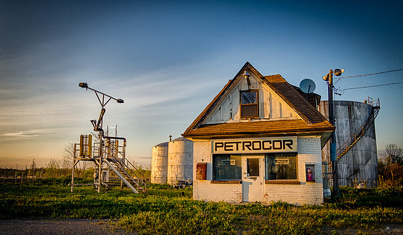 Petrocor in the Setting Sun