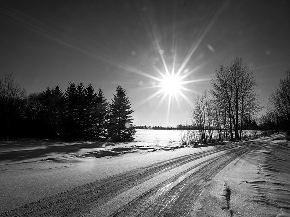 The Road Leads Toward the Sun